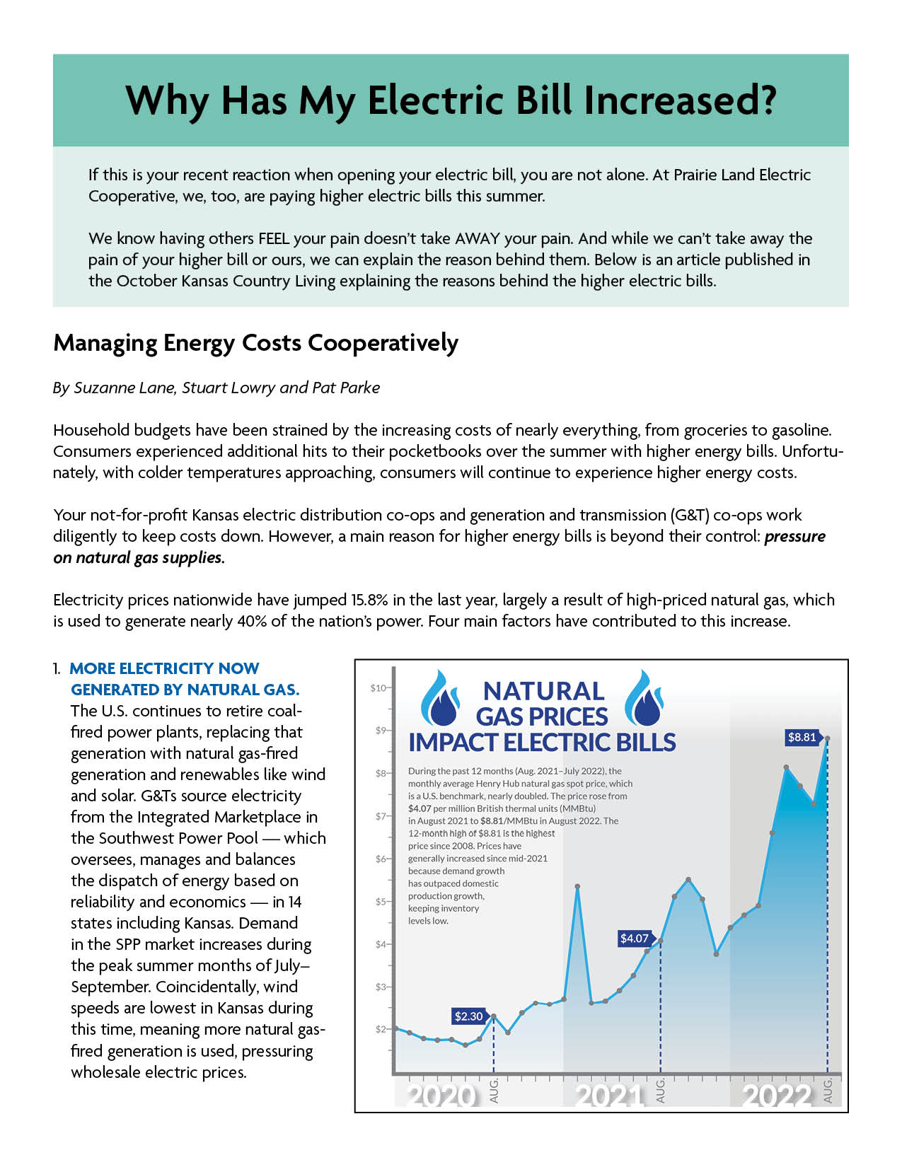 High Electric Bills 1 of 2