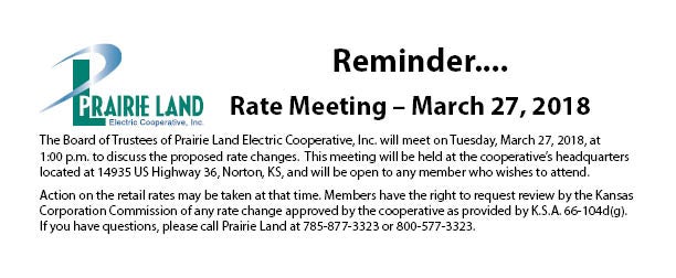 March Rate Meeting