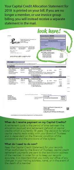 Page 1 of August Bill Insert