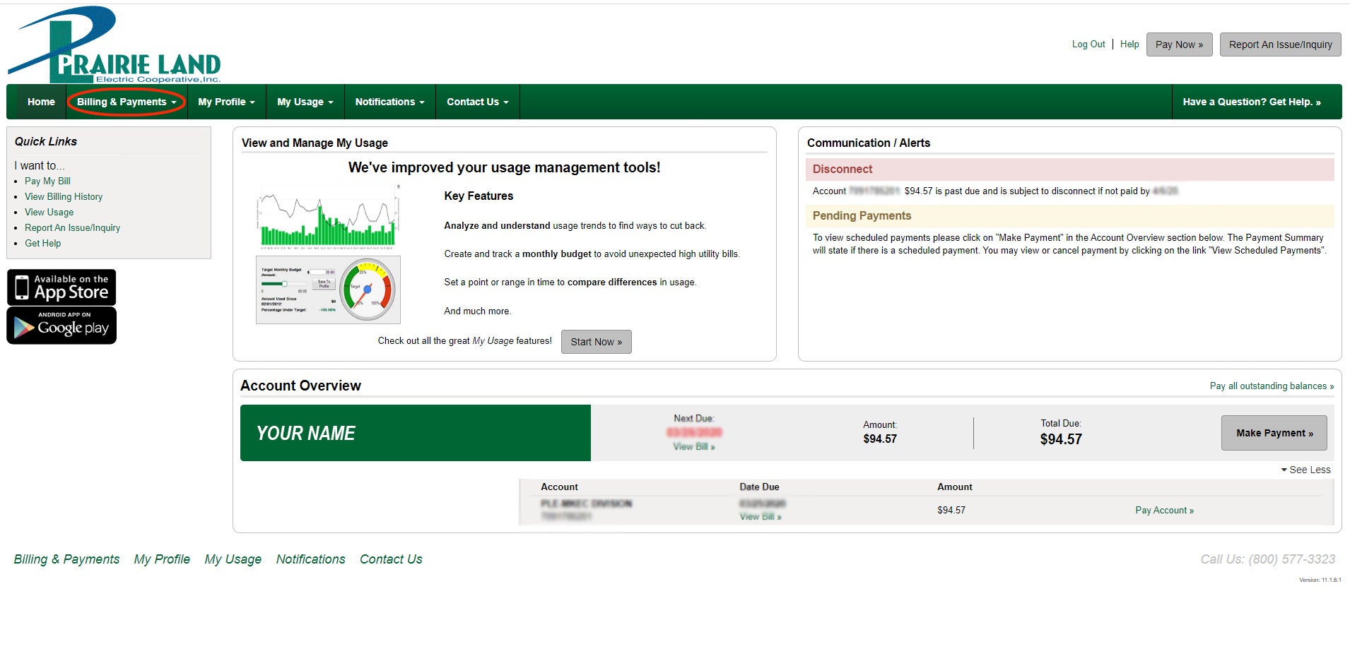 Home-Billing and Payments